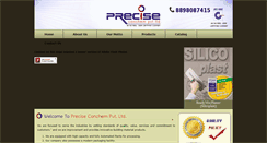 Desktop Screenshot of preciseconchempvtltd.com